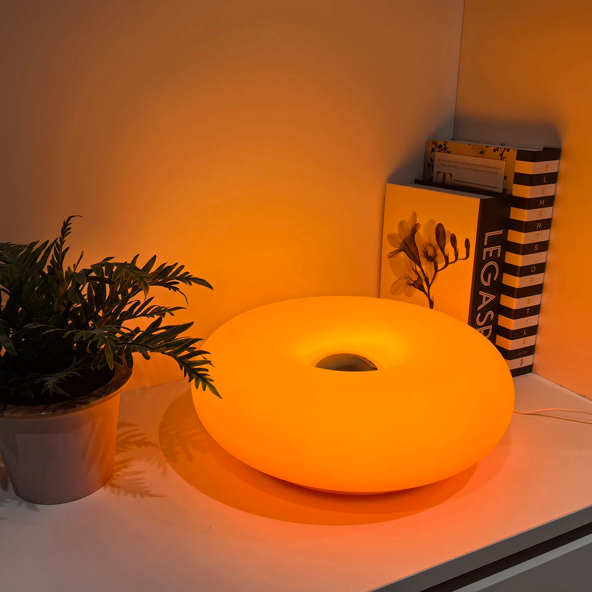 Doughnut Table Lamp Bedroom (NOT GLASS)