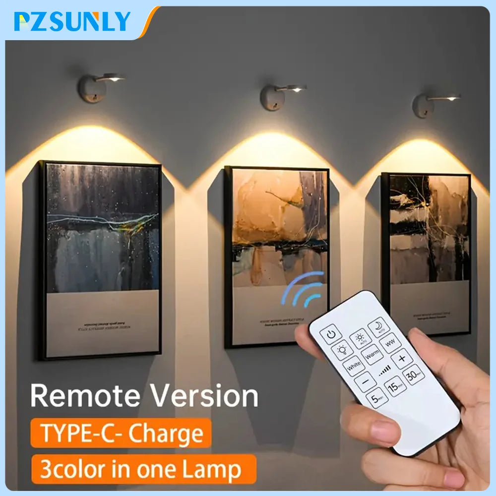 Night Light Motion Sensor Light Wireless USB LED