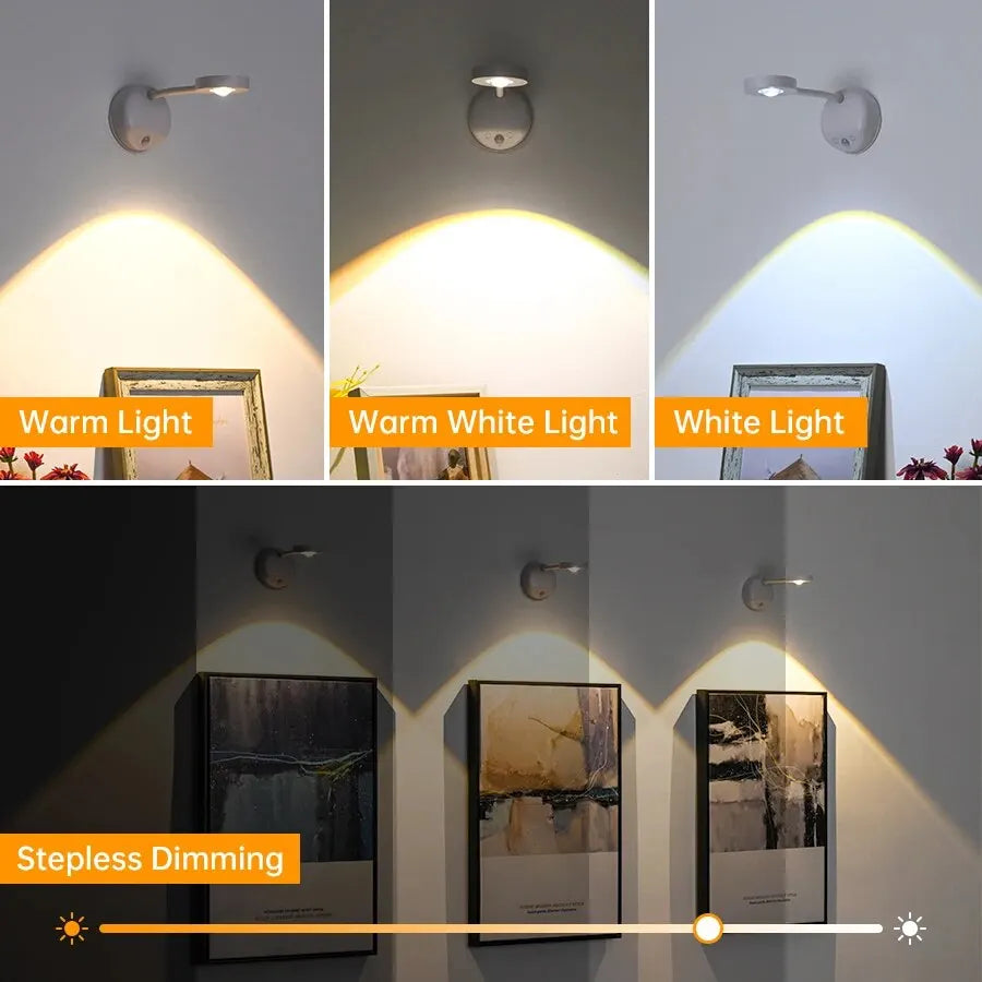 Night Light Motion Sensor Light Wireless USB LED