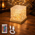 Rotating Water Ripple Night Light