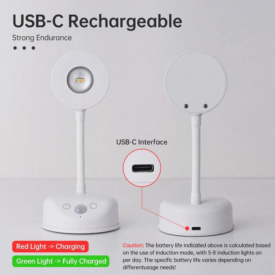 Night Light Motion Sensor Light Wireless USB LED